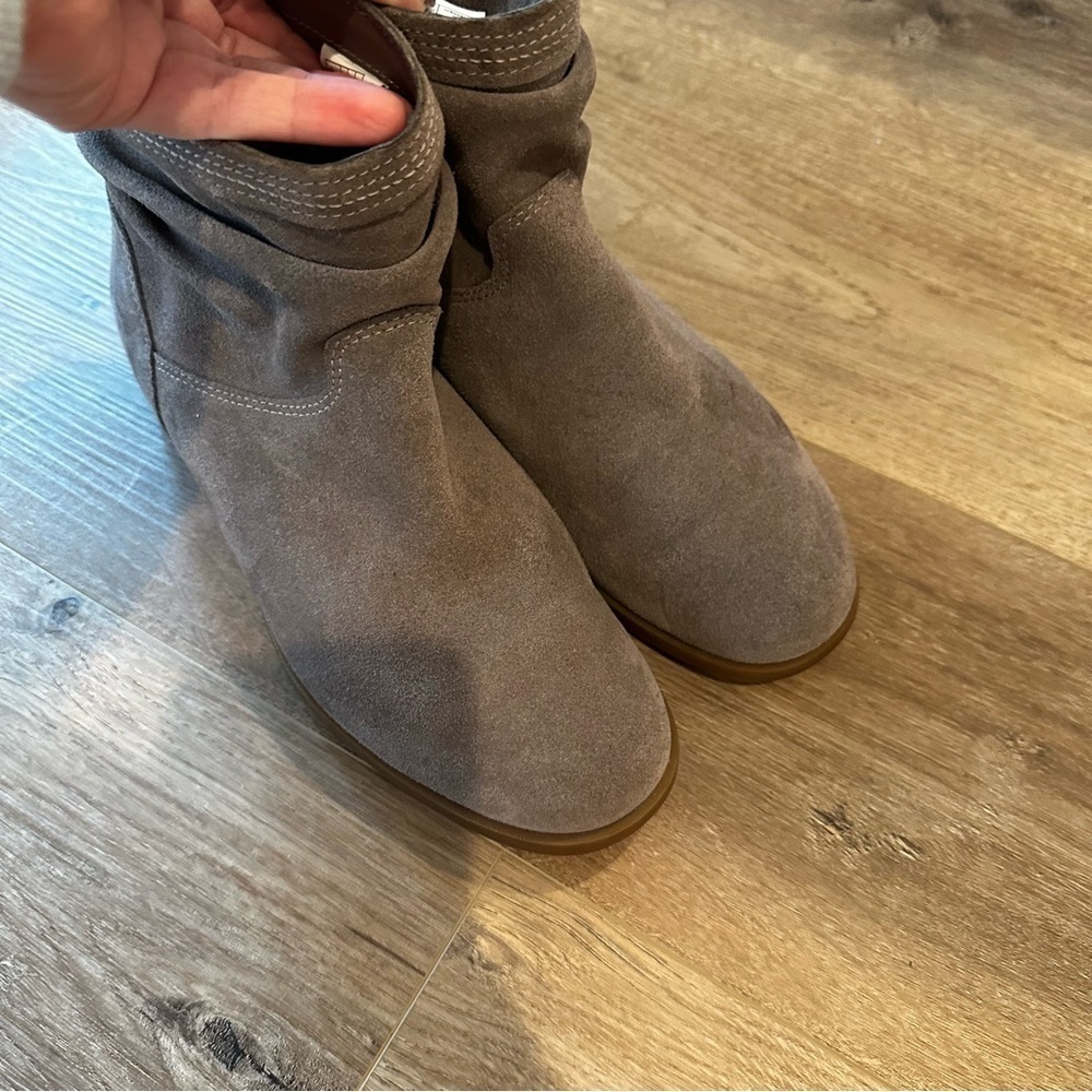 Koolaburra by UGG Lorelei Suede Boots Size 7 Women’s Taupe Brown Slouchy Shoes - Picture 5 of 7